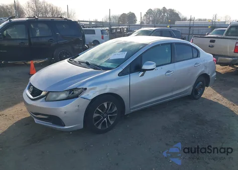 2013 Honda Civic Ex из США, поврежденный, VIN 19XFB2F87DE080245